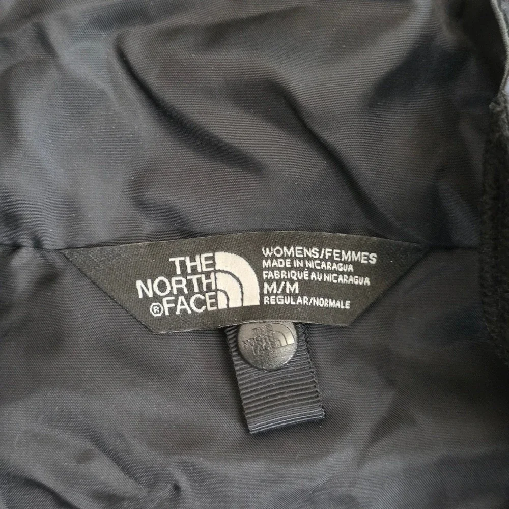 The North‎ Face Jacket Womens Medium Regular Grey Black DryVent Full Zip Hooded